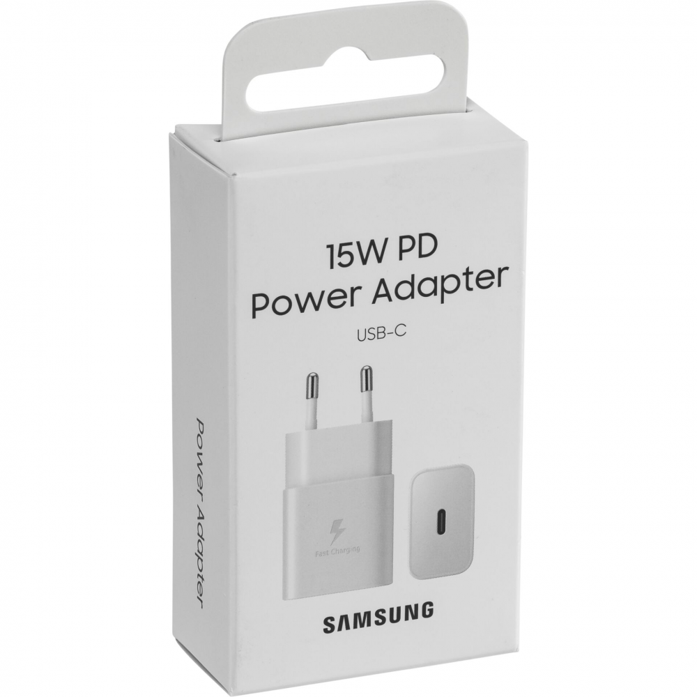 Samsung kucni punjac 15W Type C bez kabla beli (EP-T1510-NWE)