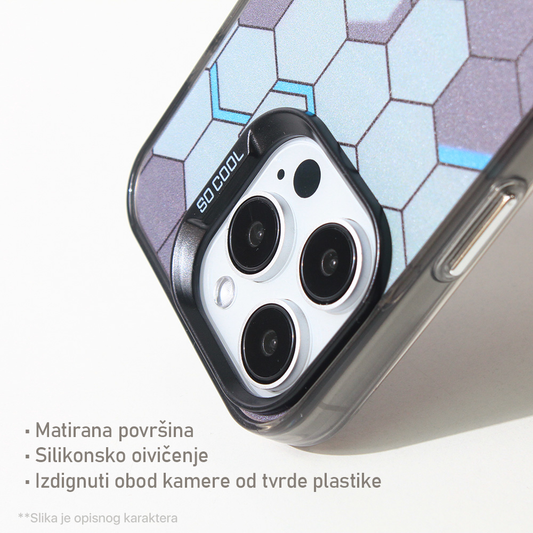 Torbica Honeycomb Color za iPhone 15 Pro 6.1 type 5