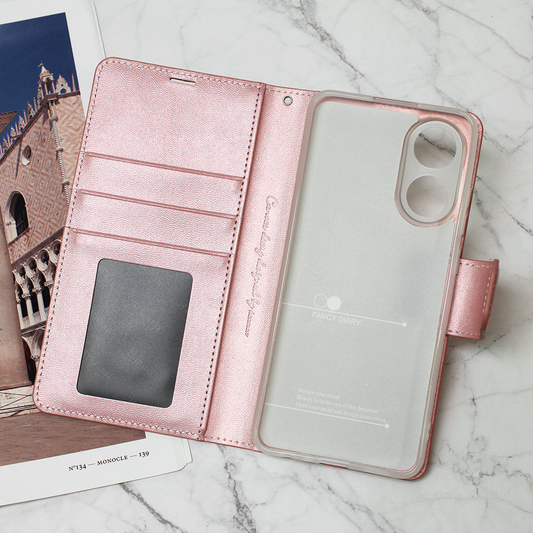 Torbica Hanman Canvas ORG za Oppo A78 4G roze