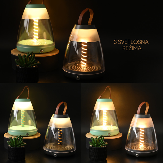 LED Lampa DT001-2 JWD ukrasna siva