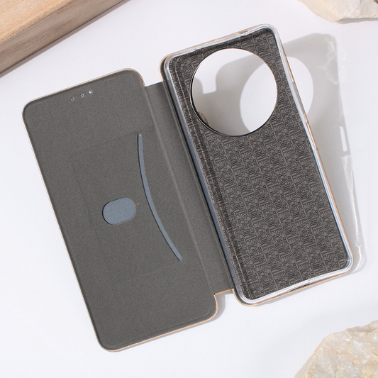 Torbica Teracell Flip Cover za Xiaomi Redmi A3 zlatna