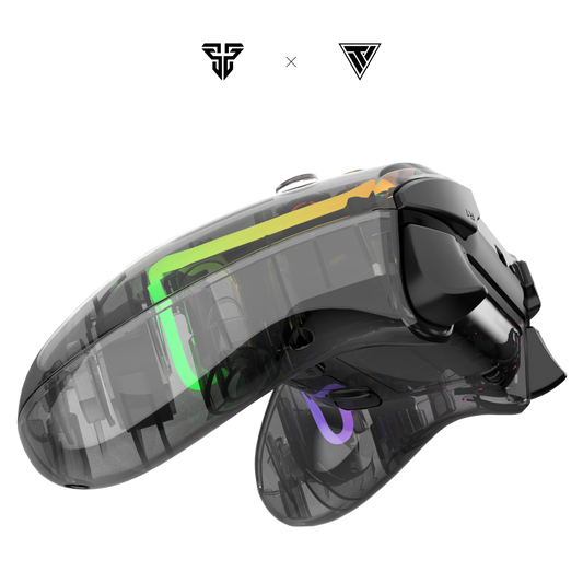 Joypad wireless Fantech WGP14V2 NOVA PRO multiplatform RGB CLEAR crni