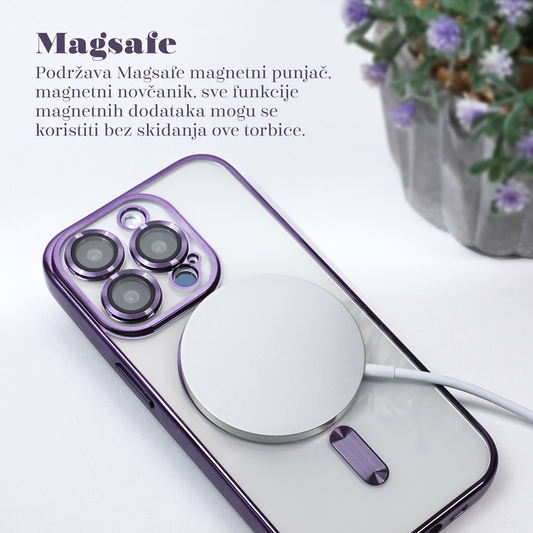 Torbica Magsafe Lux za iPhone 15 6.1 zlatna