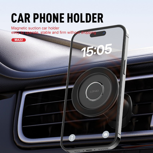 Auto stalak za ventilaciju LDNIO MA22 magnetic crni