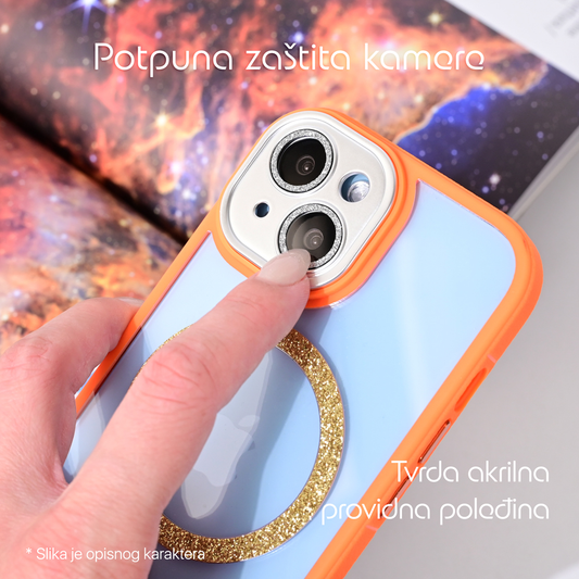 Torbica Magsafe shining za iPhone 14 Pro 6.1 crna