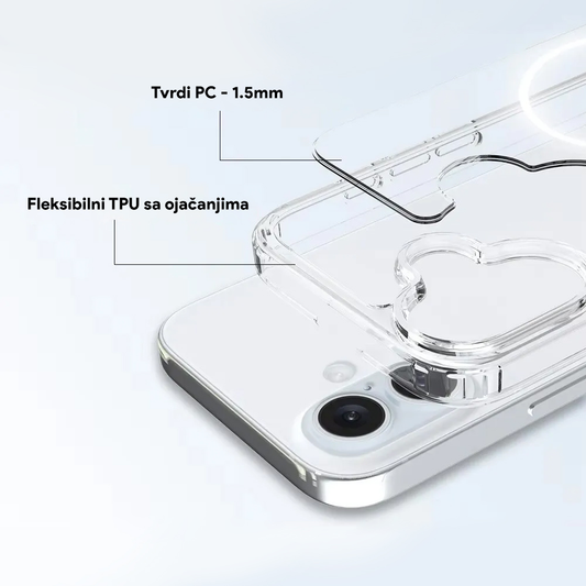 Torbica Magsafe za iPhone 16 6.1 transparent