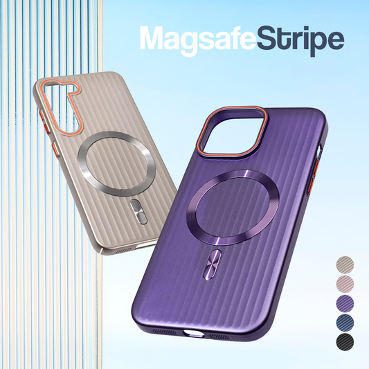 Torbica Magsafe Stripe za Samsung A156B Galaxy A15 5G plava