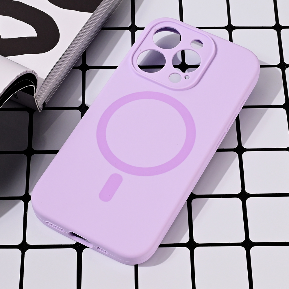 Torbica Magsafe Pure color za iPhone 14 Pro 6.1 lila