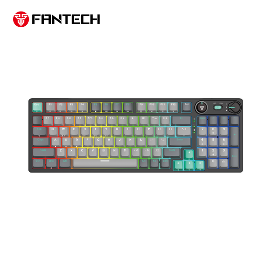 Tastatura Mehanicka Gaming Fantech MK914 RGB Atom PRO96 Wireless Mercury (blue switch)