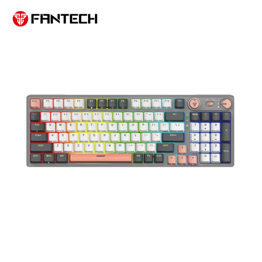 Tastatura Mehanicka Gaming Fantech MK914 RGB Atom PRO96 Wireless Saturn (blue switch)