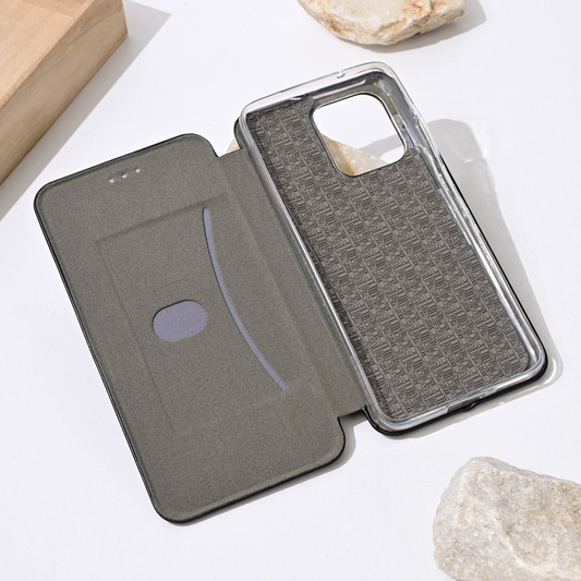 Torbica Teracell Flip Cover za Motorola Edge 50 Neo crna