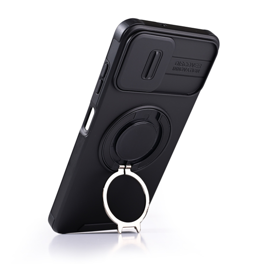 Torbica CamShield Ring stand za Samsung A065F Galaxy A06 crna