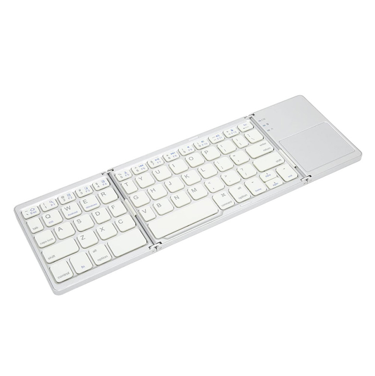 Tastatura Wireless sa touchpadom rasklopiva bela