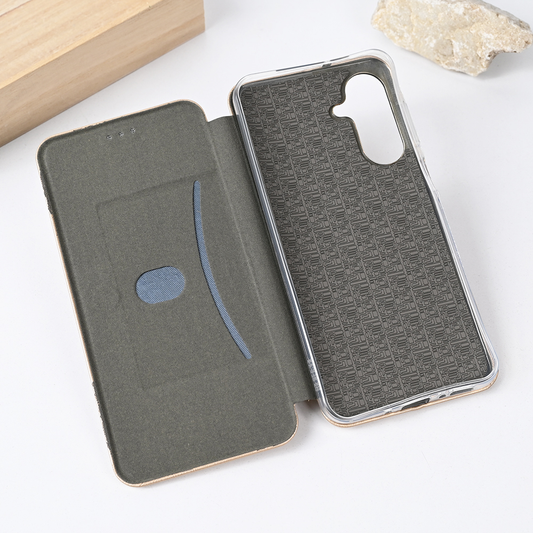 Torbica Teracell Flip Cover za Samsung A266B Galaxy A26 5G zlatna