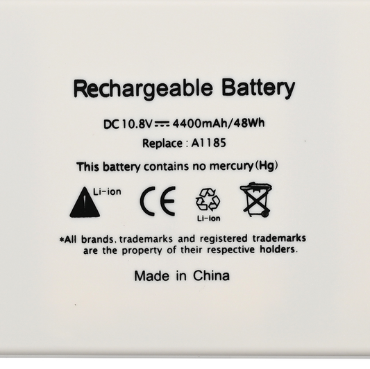 Baterija za laptop Apple MacBook 13 A1185 10.8V 4400mAh HQ2200 B