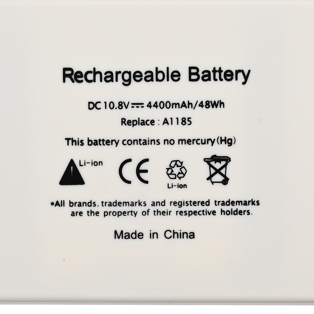Baterija za laptop Apple MacBook 13 A1185 10.8V 4400mAh HQ2200 B