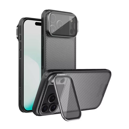 Torbica Nillkin CamShield Prop za iPhone 17 Pro Max 6.9 crna (transparent kamera)