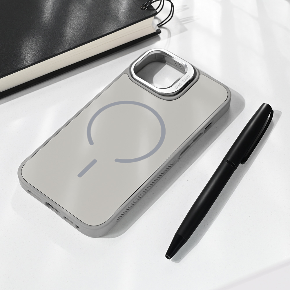 Torbica Magsafe Matte Shield za iPhone 13/14 6.1 siva