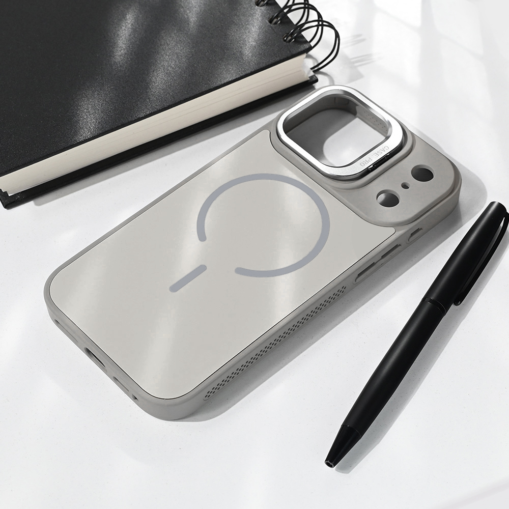 Torbica Magsafe Matte Shield za iPhone 17 Pro Max 6.9 siva