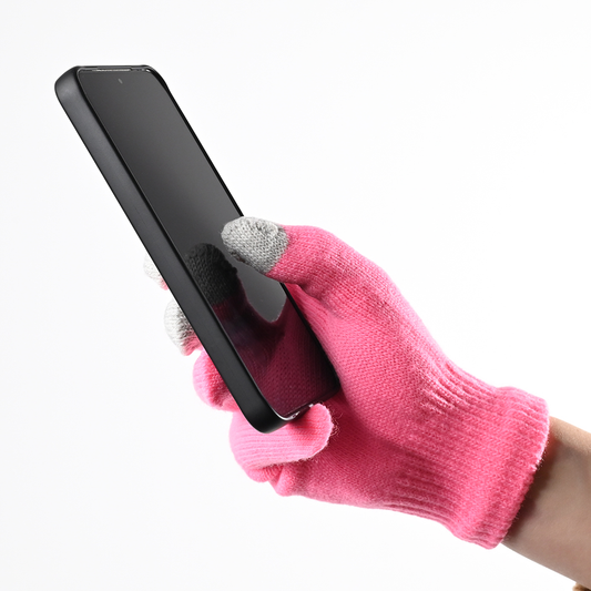 Rukavice za touch screen RY M (22cm) pink