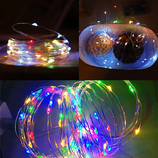 Novogodisnji ukras LED lampice u boji (5m) sa kontrolerom JWD