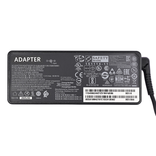 Punjac za laptop Lenovo 20V 4.5A (4.0*1.7) ugao 90 HQ JC