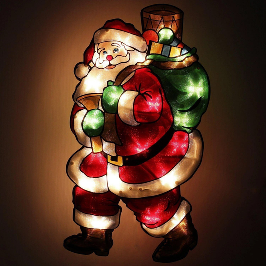 Novogodisnji ukras LED (23cm*13cm) Deda Mraz EL