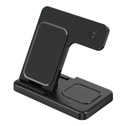Desktop drzac za mobilni telefon Z5G 3u1 (wireless punjac za mobilni telefon, slusalice i Apple smart watch)