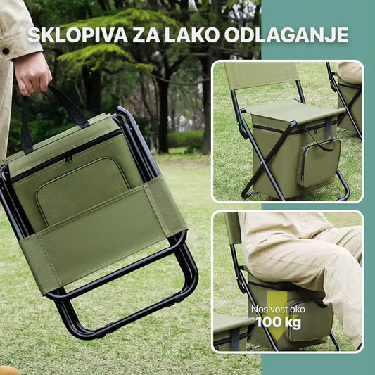 Stolica za pecanje JWD zelena