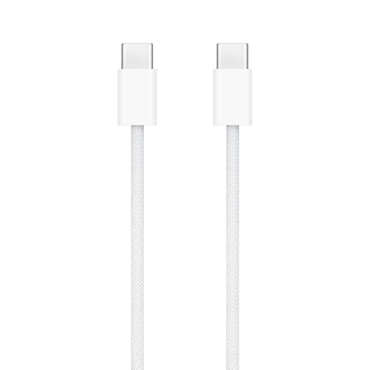Data kabl L za iPhone 15-17 60W Type C na Type C beli 1m