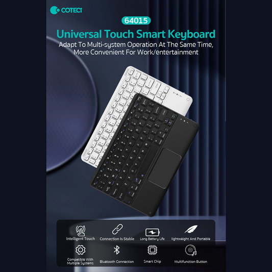 Tastatura Coteci Universal 64015 Wireless touchpad crna