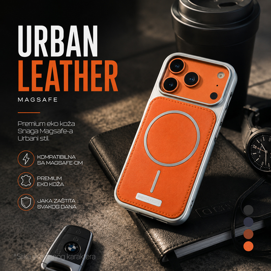 Torbica Magsafe Urban Leather za Samsung S941B Galaxy S26 braon