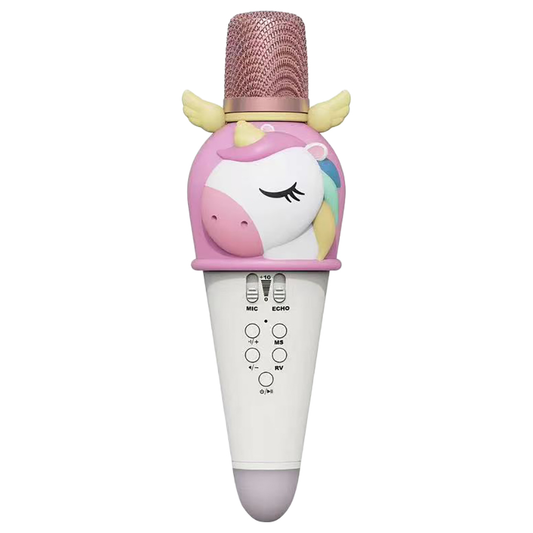 Bluetooth mikrofon Unicorn beli