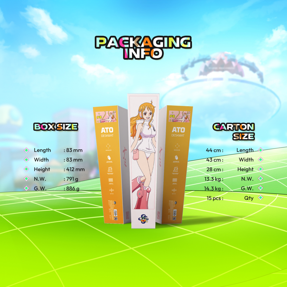 Podloga za mis Fantech Deskmat MP905 OP Ato ONE PIECE - NAMI