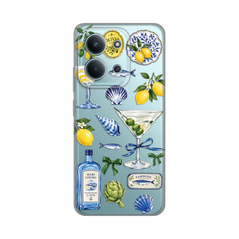 Torbica Silikonska Print za Xiaomi Redmi 15C 4G Mediterranean Martini