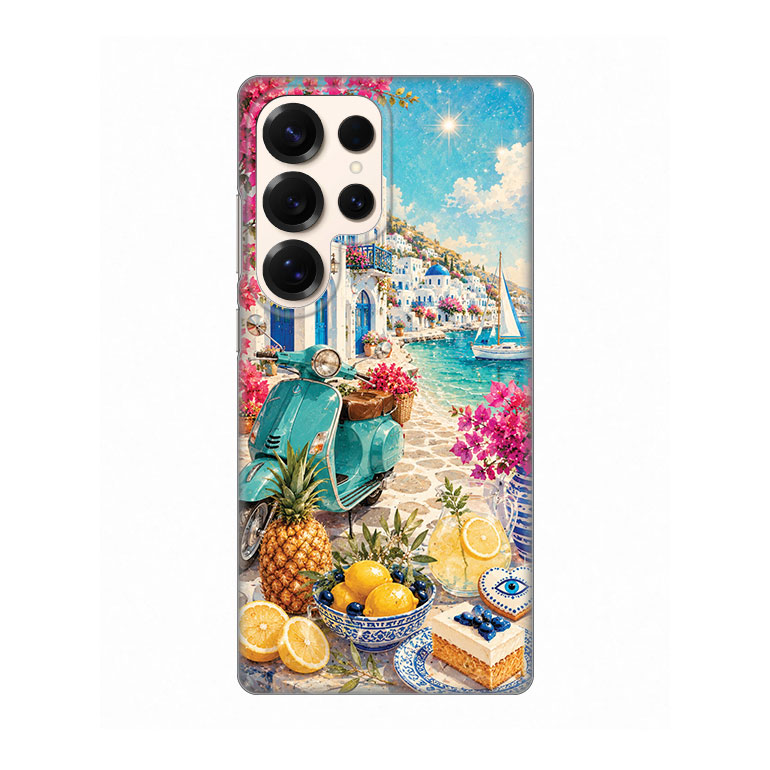 Torbica Silikonska Print Skin za Samsung S938B Galaxy S25 Ultra Summer in Greece