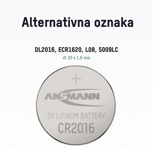 ANSMANN Baterija Lithium CR2016 5020082