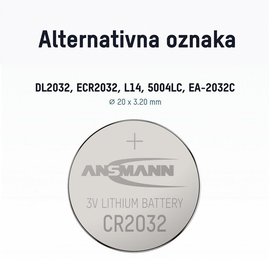 ANSMANN Baterija Lithium CR2032 5020122