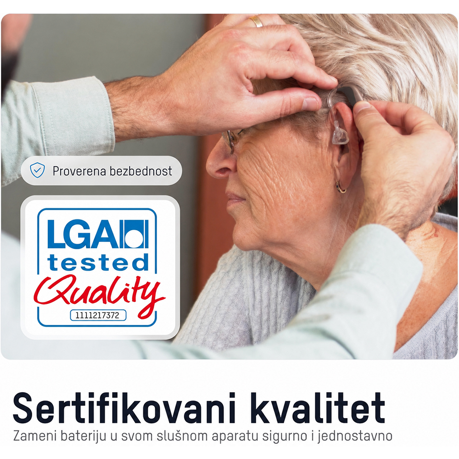ANSMANN Baterija za slusni aparat PR-13 blister 6kom