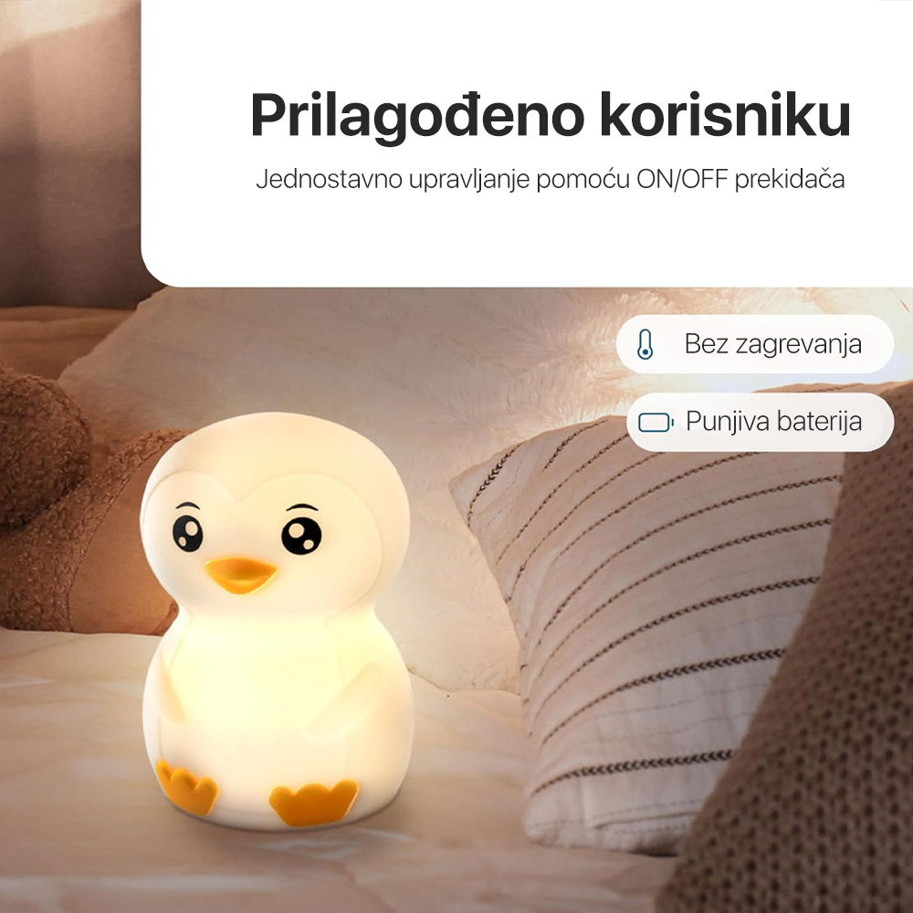 ANSMANN Nocna lampa za decu Penguin 1800-0091