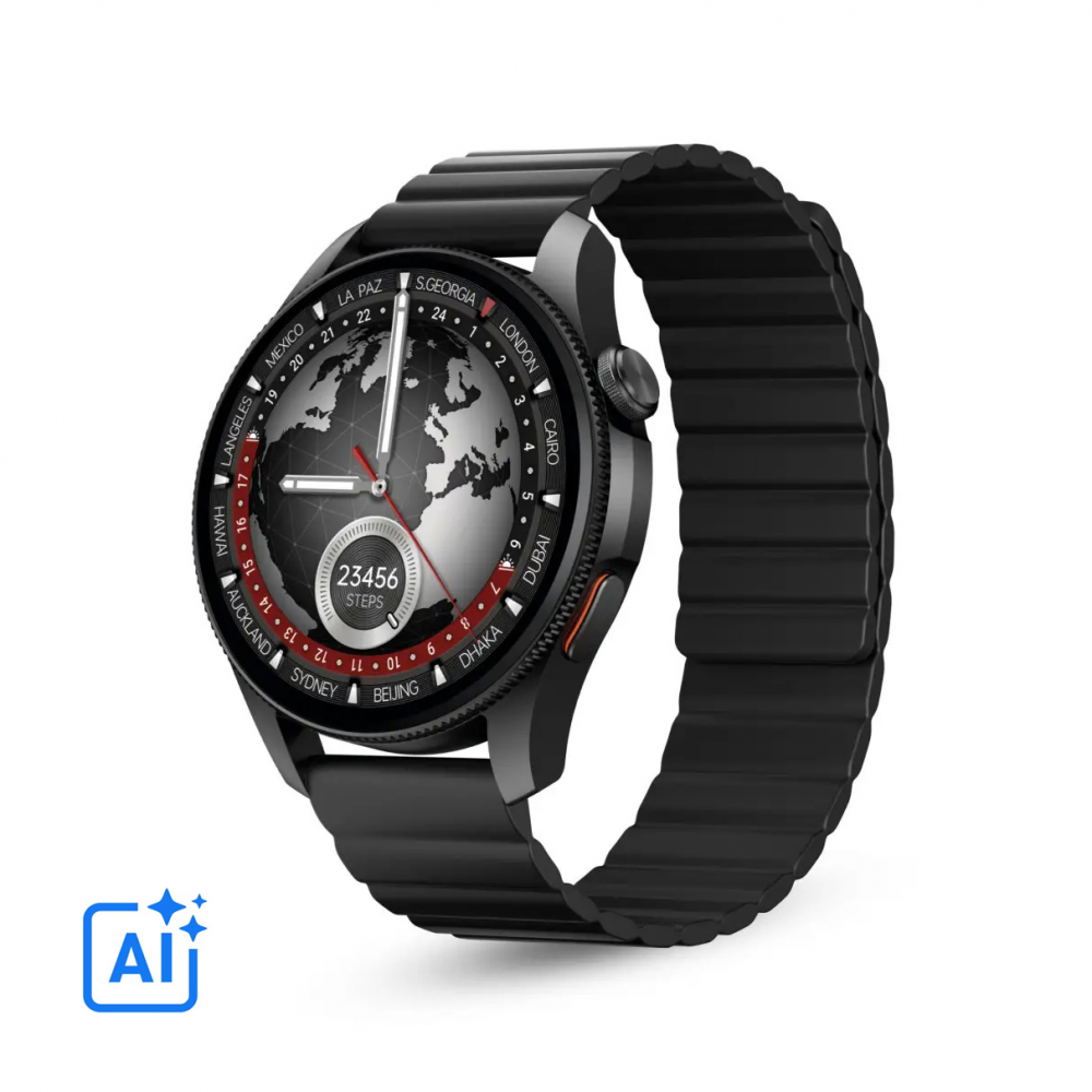 Smart watch KSIX BXSW33N Horizon, 1.43" Amoled, GPS,crni