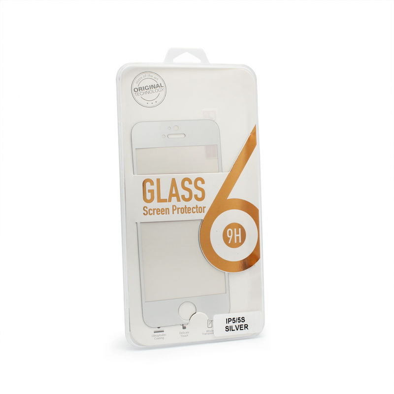 Zastitno Staklo Tempered glass za iPhone 5 srebrni