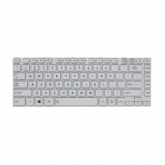 Tastatura za laptop Toshiba Satellite L800/L805/L830/L840/L845/C800/C800D bela