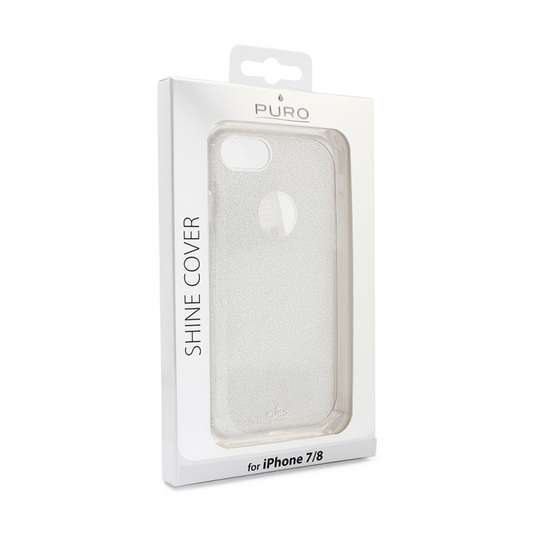 Torbica Puro Shine za iPhone 6/7/8 srebrna