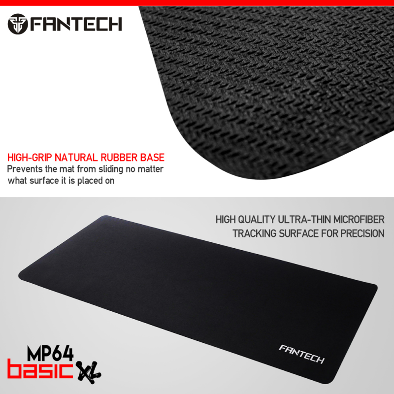 Podloga za mis Fantech Mp64 Basic XL crna