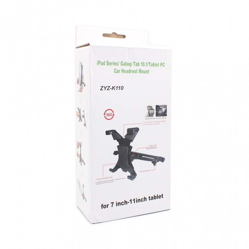 Auto stalak 5.3" za sediste crni