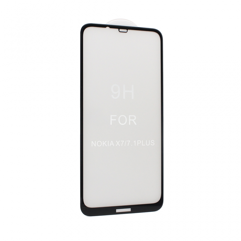 Zastitno Staklo Tempered glass 5D za Nokia 7.1 Plus crni