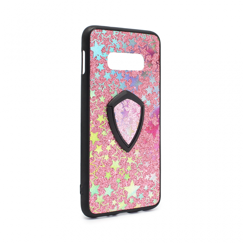 Torbica Colorful Star za Samsung G970 S10e + holder pink
