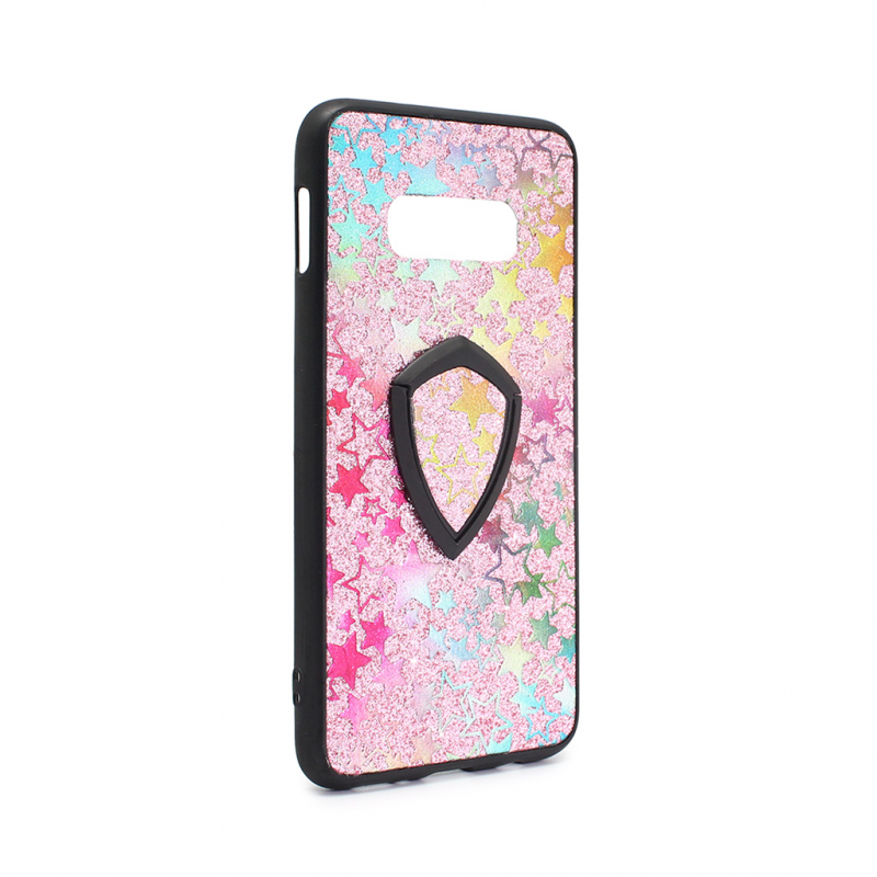 Torbica Colorful Star za Samsung G970 S10e + holder pink