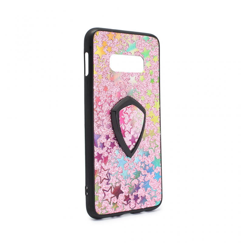 Torbica Colorful Star za Samsung G970 S10e + holder pink